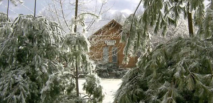 Afton Law, situated in Afton, Virginia.&nbsp; The building was built in 1984 to resemble the old Afton Depot.